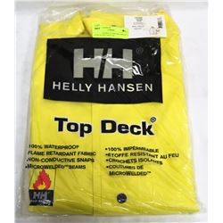 HELLY HANSEN FLAME RETARDANT RAIN JACKET SIZE 2XL