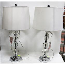 PAIR OF SHOWHOME LAMPS