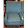 Image 1 : SHOWHOME BLUE ARM CHAIR