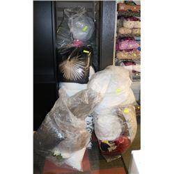 LARGE LOT OF SHOWHOME BEDDING AND PILLOWS