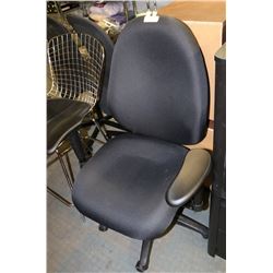 NEW BLACK HYDRAULIC LIFT OFFICE CHAIR