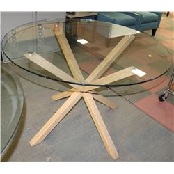 SHOWHOME GLASS TOP TABLE