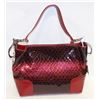 Image 1 : RED PRINCESS FLORENCE SNAKE SKIN STYLE PURSE