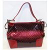 Image 1 : RED PRINCESS FLORENCE SNAKE SKIN STYLE PURSE