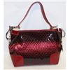 Image 1 : RED PRINCESS FLORENCE SNAKE SKIN STYLE PURSE