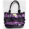Image 1 : PURPLE PRINCESS FLORENCE SNAKE SKIN STYLE PURSE