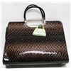 Image 1 : BROWN PRINCESS FLORENCE SNAKE SKIN STYLE PURSE