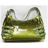 Image 1 : GREEN PRINCESS FLORENCE SNAKE SKIN STYLE PURSE