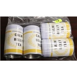 BAG WITH 4 TINS OF CALM BELLY TEAS