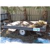 Image 1 : Homebuilt Flat Deck Tilt Trailer