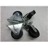 Image 1 : New set of 4 Castors 3 inch / 2 swivel 2 fixed