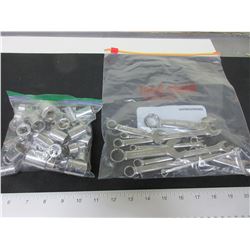 Large bundle of Craftsman 3/8 drive Sockets & Mastercraft Wrenches