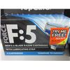 Image 2 : Men's 5 Blade Razor Cartridges with Lube strip Force F:5 / 4 per Pack