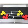 Image 1 : New set of Balls for LadderBall / 3 yellow 3 red