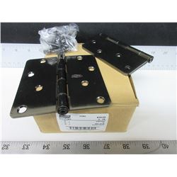 New case of 10 National 4" Door Hinges /  512RC pewter finish