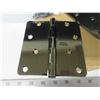 Image 2 : New case of 10 National 4" Door Hinges /  512RC pewter finish
