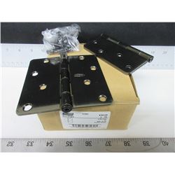 New case of 10 National 4" Door Hinges /  512RC pewter finish