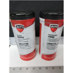 New Car Glass Wipes and Protectant Wipes