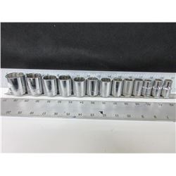 13 Craftsman / Ultra Pro Sockets 1/2" drive from 7/16 - 1-1/4