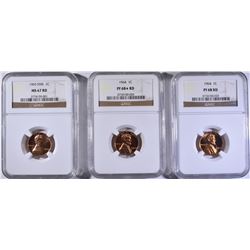 NGC GRADED LINCOLN CENT LOT: