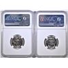 Image 2 : (2) 1965 NICKELS NGC MS-66
