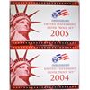 Image 1 : 2004 & 2005 U.S. SILVER PROOF SETS