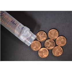 BU ROLL OF LINCOLN CENTS, MIXED 1946 & 1946-S