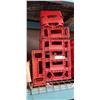 Image 1 : LOT OF 8 RED PLASTIC COCA-COLA TRAYS