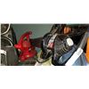 Image 1 : 2 TORO ELECTRIC BLOWERS - 1 BLACK W/ ATTACHMENT AND 1 RED W/ NO ATTACHMENTS