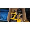 Image 1 : LOT OF 2 DRILLS, 3 BATTERIES AND CHARGERS BY DEWALT
