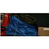 Image 2 : LOT OF 3 TARPS - 2 GREEN AND 1 BLUE