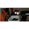 Image 2 : BOX OF TOOL BELTS, HIGH VIS, AND 2 TOTES OF CHAIN