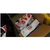 Image 1 : BOX OF VALENTINES DAY CARDS, CRAFTING ITEMS, PAPER DECOR, ETC