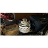 Image 1 : BAG OF CABLES AND WIRE W/ BOX OF BOLTS W/ RIVAL COOKER