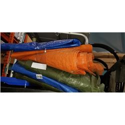 LOT OF 8-12FT BY 10FT TARPS