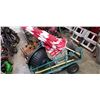 Image 1 : GARDEN CART W/ GARDENING CONTENTS