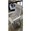 Image 1 : 2 STACKING PATIO CHAIRS