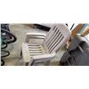 Image 2 : 2 STACKING PATIO CHAIRS