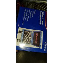 SNOOZE 16PC 1/2" DRIVE STAINLESS STEEL SOCKET SET