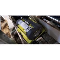 RYOBI 40-VOLT CHARGER AND BATTERY