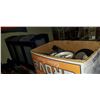 Image 1 : BOX OF WHEELS AND 3 DRAWER ORGANIZER