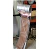 Image 2 : VINTAGE ALUMINUM SLEIGH W/ BROWN COVER