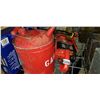 Image 1 : HOMELITE CHAINSAW AND METAL GAS CAN