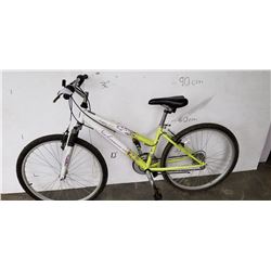 WHITE AND GREEN NAKAMURA BIKE