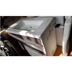 NEW WHITE BATHROOM CABINET WITH SINK