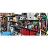 Image 1 : 3 SECTIONS OF BLACK ADJUSTABLE SHELVING