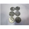 Image 1 : 4 50 CENT AMERICAN COINS AND 2 CANADIAN SILVER DOLLARS