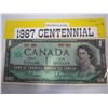 Image 3 : 2 2 DOLLAR BILLS AND 1 DOLLAR CANADIAN BILL