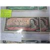 Image 4 : 6 CANADIAN BILLS 2 - 1954 $1 BILLS 2 1954 $2 BILLS 2 1973 $1 BILLS