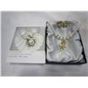 Image 1 : 2 NECKLACES W/ PENDANT, EARRINGS, AND RING